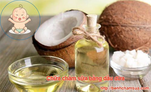 Dầu dừa - chữa trị chàm theo phương pháp dân gian